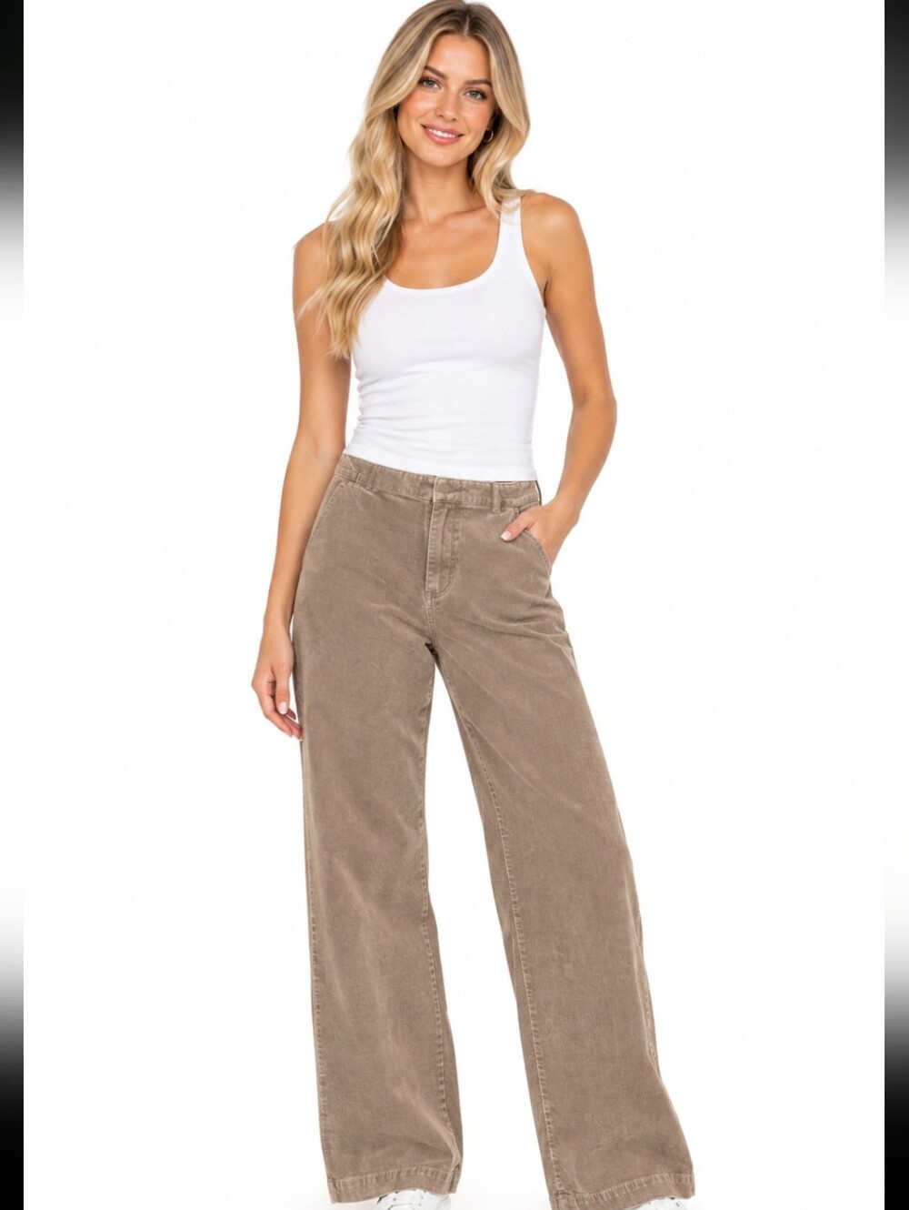 J.Jill Wide Leg Corduroy Cotton Blend Relaxed Pants Size 16